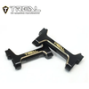 X003QV8HU1 TREAL Brass Front and Rear Bumper Mounts Set (F&R) Heavy Weight Upgrades for 1/18 TRX4M