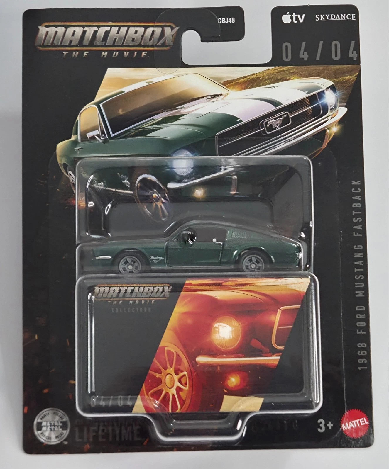 GBJ48JKH40 Matchbox The Movie 1968 Ford Mustang Fastback