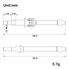 MEUS Racing SCX30 Steel CVD Shaft Axle Shafts