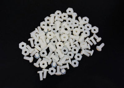 McAllister #463-W Screw and Nut kit Plastic 4-40 1/4" (20 Pieces of each)