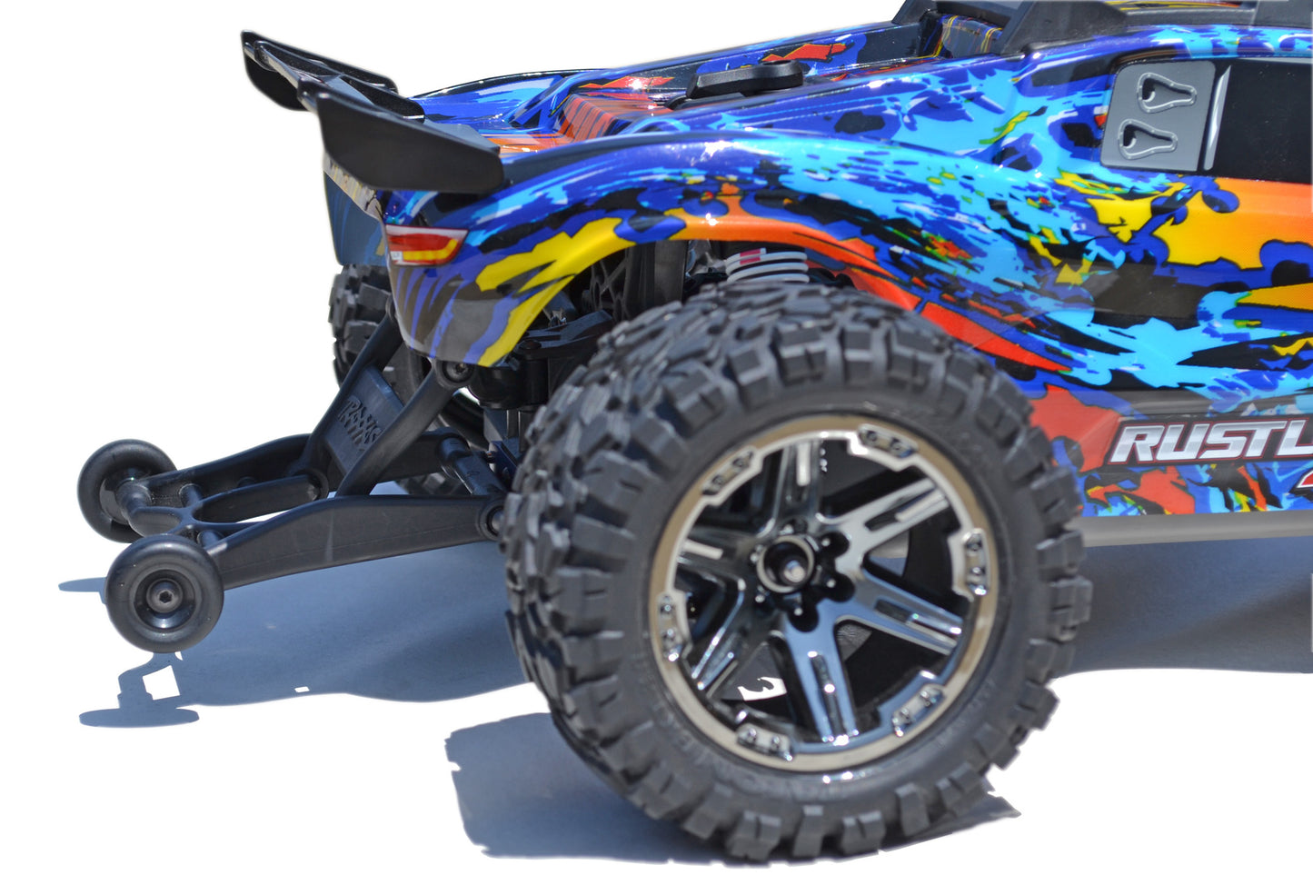 RPM80962 Wheelie Bar Mount for the Traxxas Rustler 4×4
