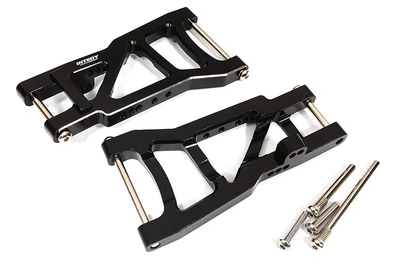INTC31824BLACK Billet Machined Alloy Rear Arms 1/10 2WD