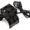 ECP-7002 EcoPower 540-550 Motor Aluminum Heat Sink (Black) w/25mm Cooling Fan