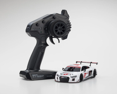 KYO32357AS Mini-Z RWD MR-04 ReadySet Audi R8 LMS 2015-White