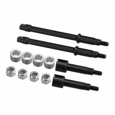 HRSXTY39AW04 Steel +4mm Drive Stub Axles, 1/30 Axial SCX30