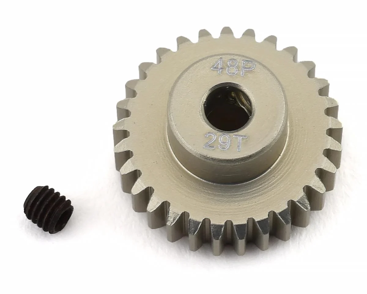 PTK8616 48P Lightweight Hard Anodized Aluminum Pinion Gear (3.17mm Bore) (29T)