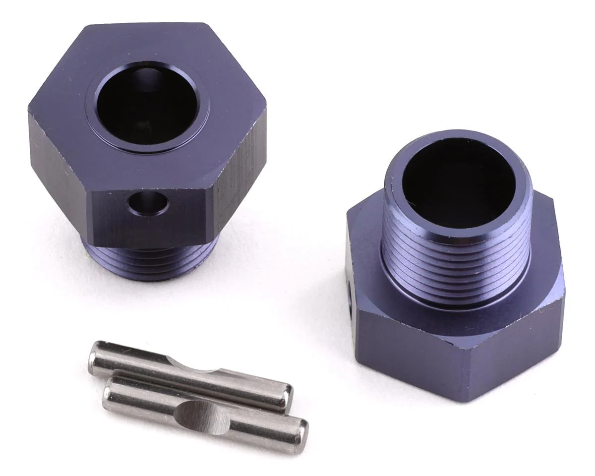 TKR9673 Tekno RC ET/NT48 2.0 Aluminum 17mm Hex Wheel Hub Set (Gun Metal) (2) (+4mm Offset)