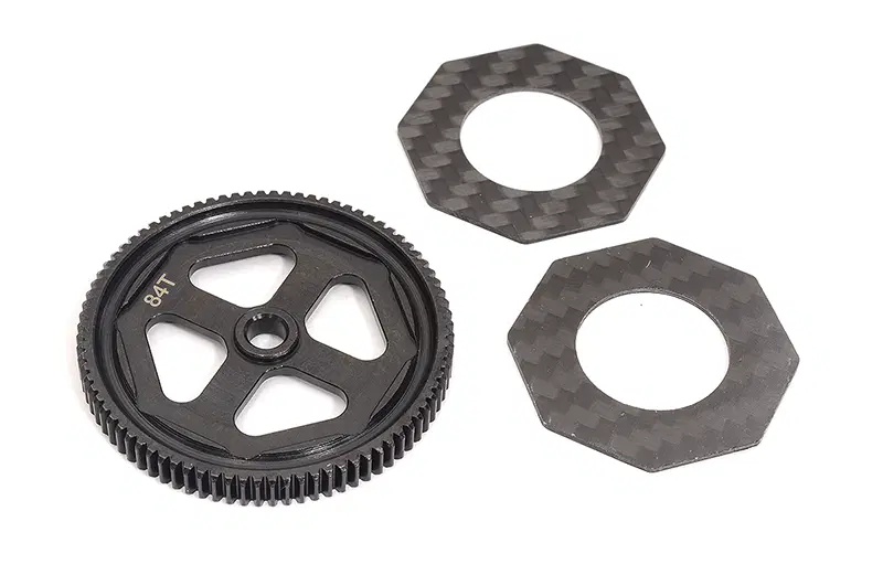 INTC31626 Billet Machined 84T Steel Spur Gear for Losi 1/10