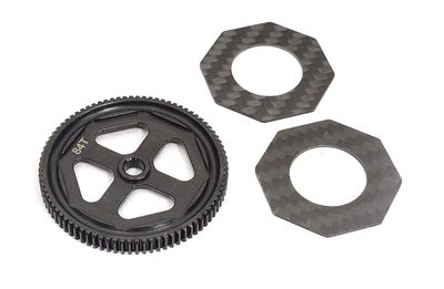 INTC31626 Billet Machined 84T Steel Spur Gear for Losi 1/10