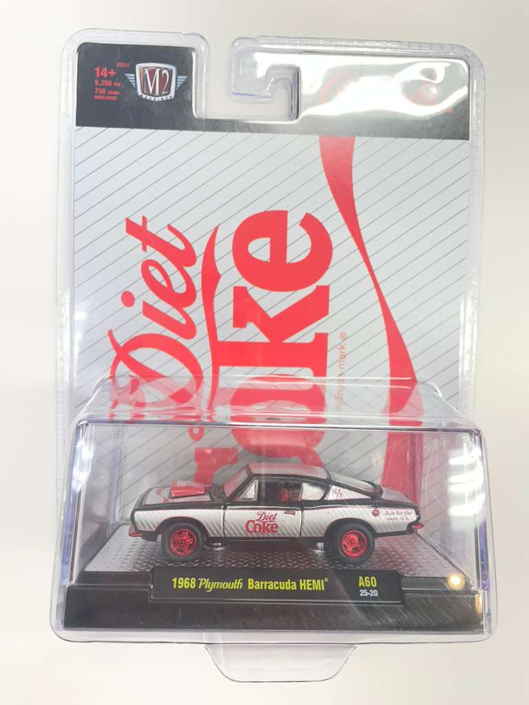 M2 Machines 52500 Coca Cola 1968 Plymouth Barracuda HEMI CHASE!