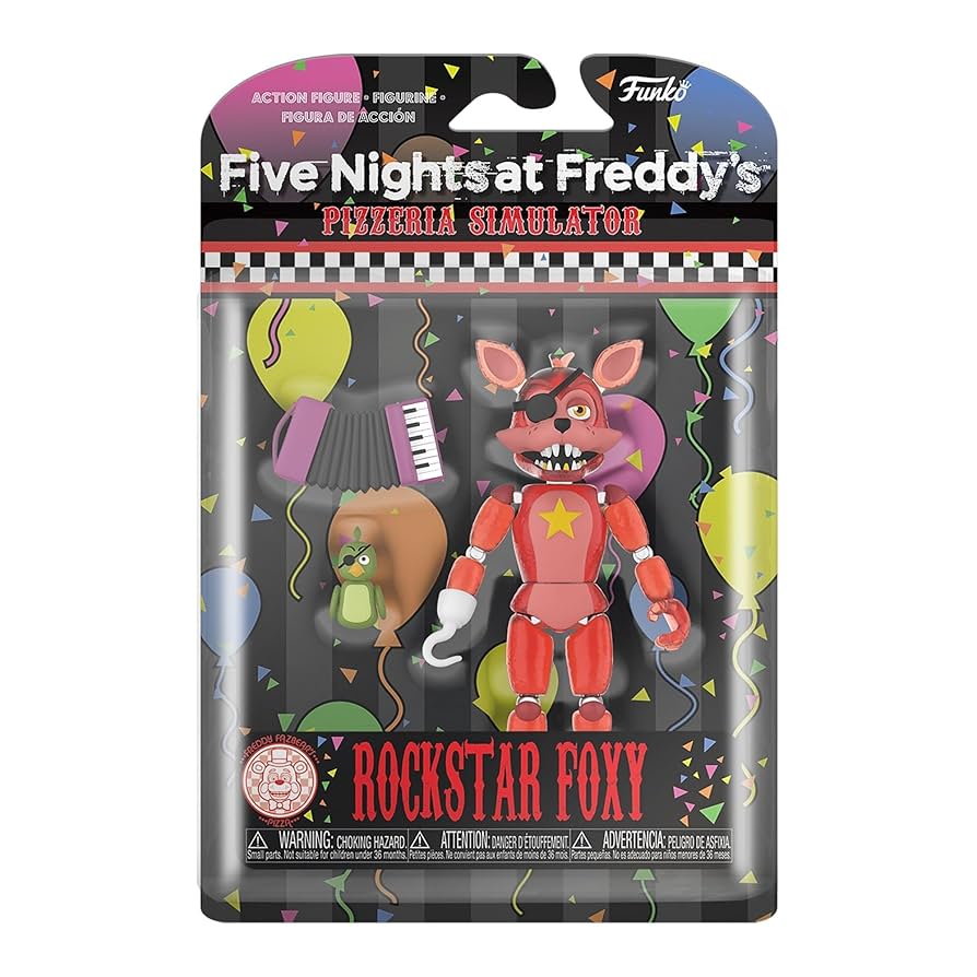 FU45638 Five Nights at Freddy's Action Figure Rockstar Foxy