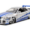 MJ97184 JD 1:32 F&F Brian's Nissan 2002 Skyline GT-R R34 SIL