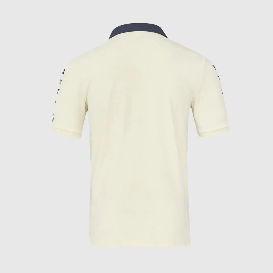 TU11395 Red Bull Racing F1 Heritage Team Polo Shirt-Egret