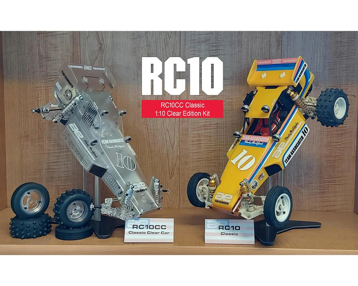 ASC6004 Team Associated 1/10 Scale  RC10 Classic Collector's Clear Edition Buggy
