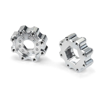 PRO635600 8x32 to 17mm Zero Offset Aluminum Hex Adapters (2)