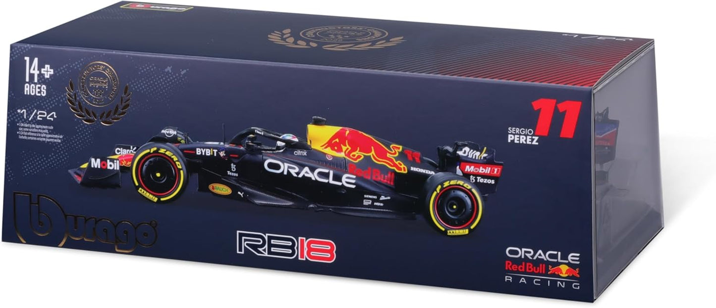Burago 18-28026SP BUR 1:24 Race Oracle Red Bull BR18 2022 #11 S.Perez