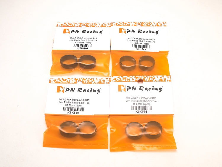 KSK540 PN Racing Mini-Z KSK Compound RCP Low Profile Slick 8.5mm Tire 40 Shore (2pcs)