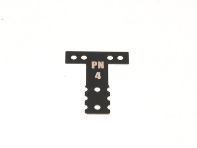 MR3074K PN Racing Mini-Z MR03/MR04 MM Spring Steel T-Plate #4 (Black)
