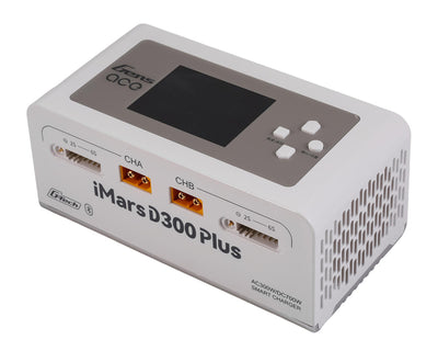 GEA300WPLUS-UW Gens Ace iMars D300 Plus G-Tech Smart Dual AC/DC Charger (White) (6S/16A) (AC-300W) (DC-350W x2) w/Bluetooth App Control