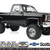 Z-RTR0067 RC4WD Trail Finder 2 "LWB" RTR W/ Chevrolet K10 Scottsdale Hard Body Set (Black)