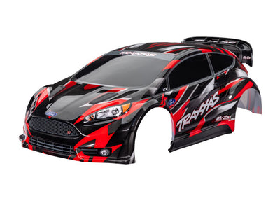 7418-RED Ford Fiesta Rally Body Clipless