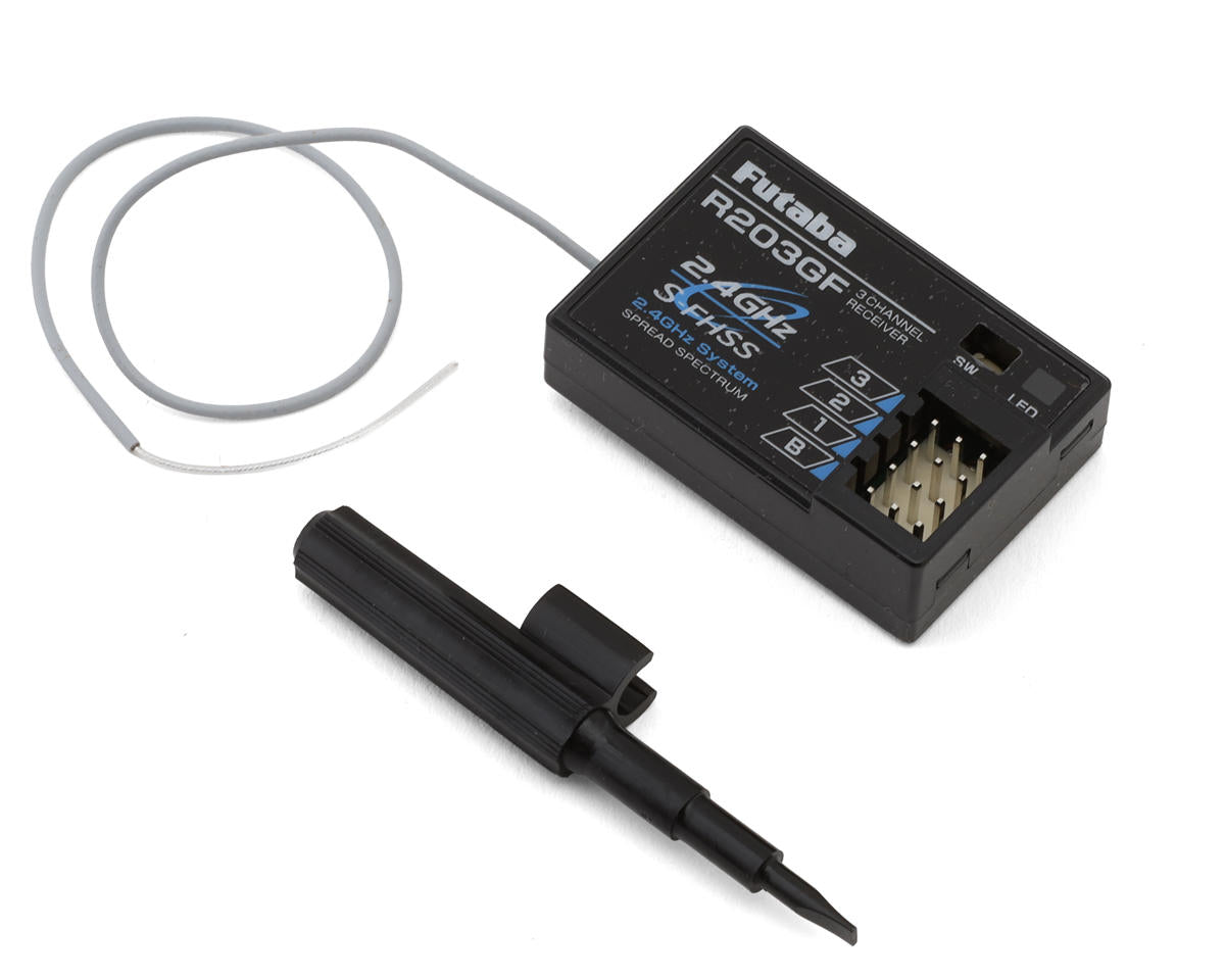 FUT01004353-1 Futaba T3PV 4-Channel 2.4GHz T-FHSS Radio System w/R203GF Receiver