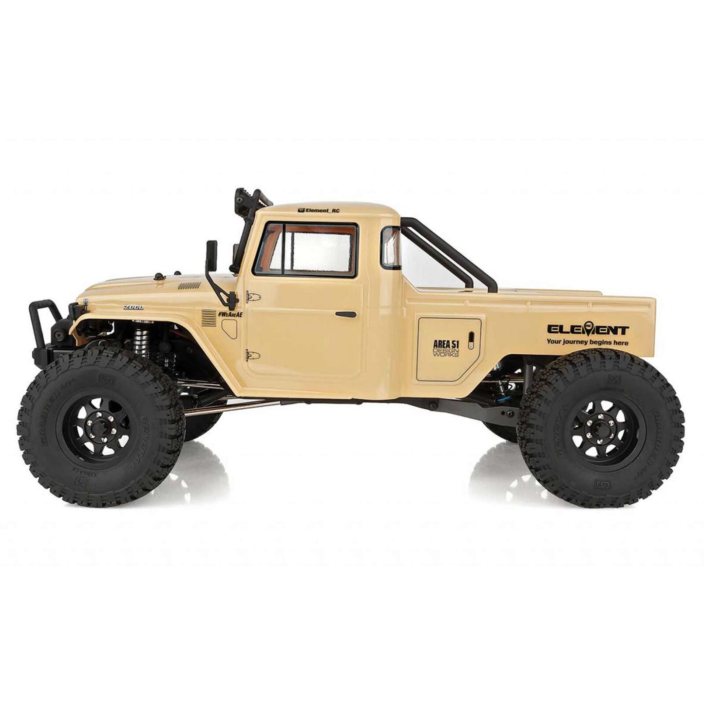 ASC40124C Enduro Trail Truck, Zuul Tan RTR LiPo Combo