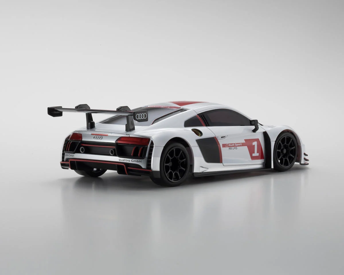 KYO32357AS Mini-Z RWD MR-04 ReadySet Audi R8 LMS 2015-White