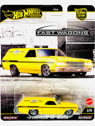 HWJBK67 Premium Car Culture Fast Wagons '70 Chevelle SS Wagon