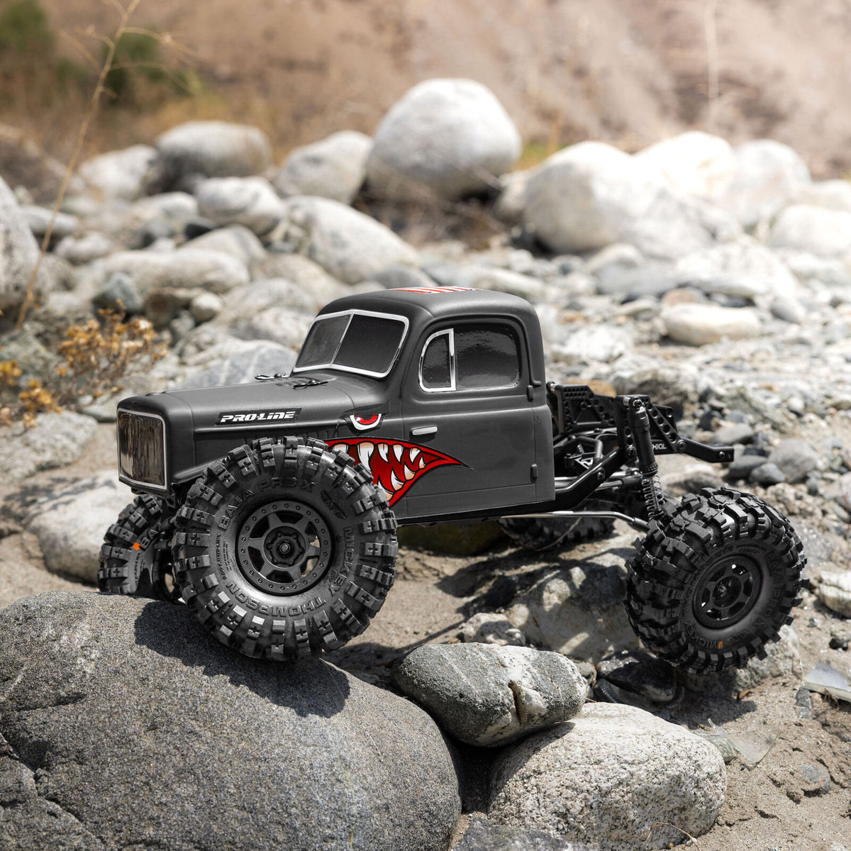PRO360623 Pro-Line Racing 1/10 Limited Edition Pre-Cut/Pre-Painted Comp Wagon Cab-Only Body, Matte Black