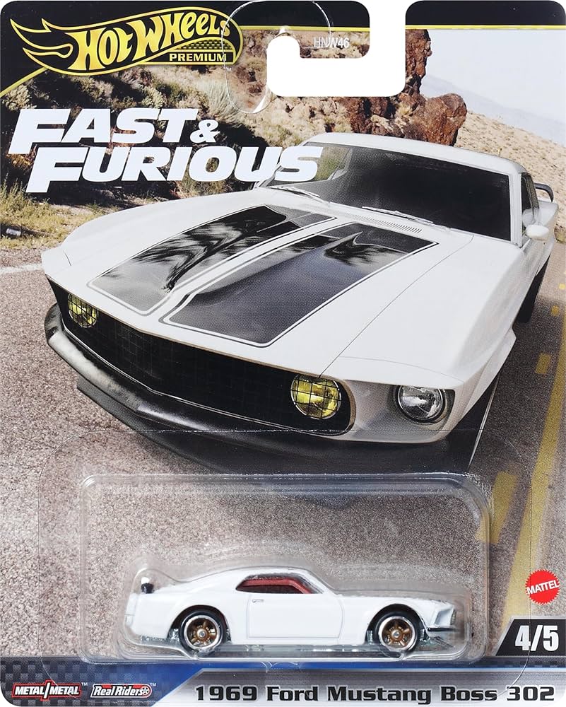 HWHNW46 Fast & Furious 1969 Ford Mustang Boss