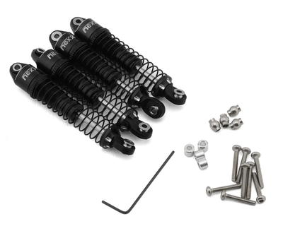 NX-414-B NEXX Racing Redcat Ascent18 Long Travel Aluminum Oil Shocks (Black) (4) (59mm)