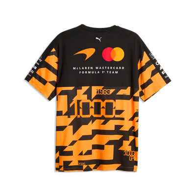 701242720 McLaren Racing F1 Special Edition 1,000th Race Team T-Shirt - Papaya