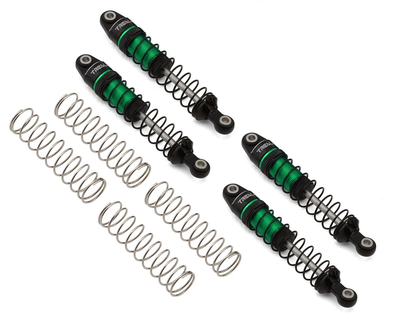 X004CQY2I5 Treal Hobby 59mm Oil-Filled Long Travel Shock Set for Traxxas TRX-4M® & TRX-4MT™ (Green) (4) (Front/Rear)