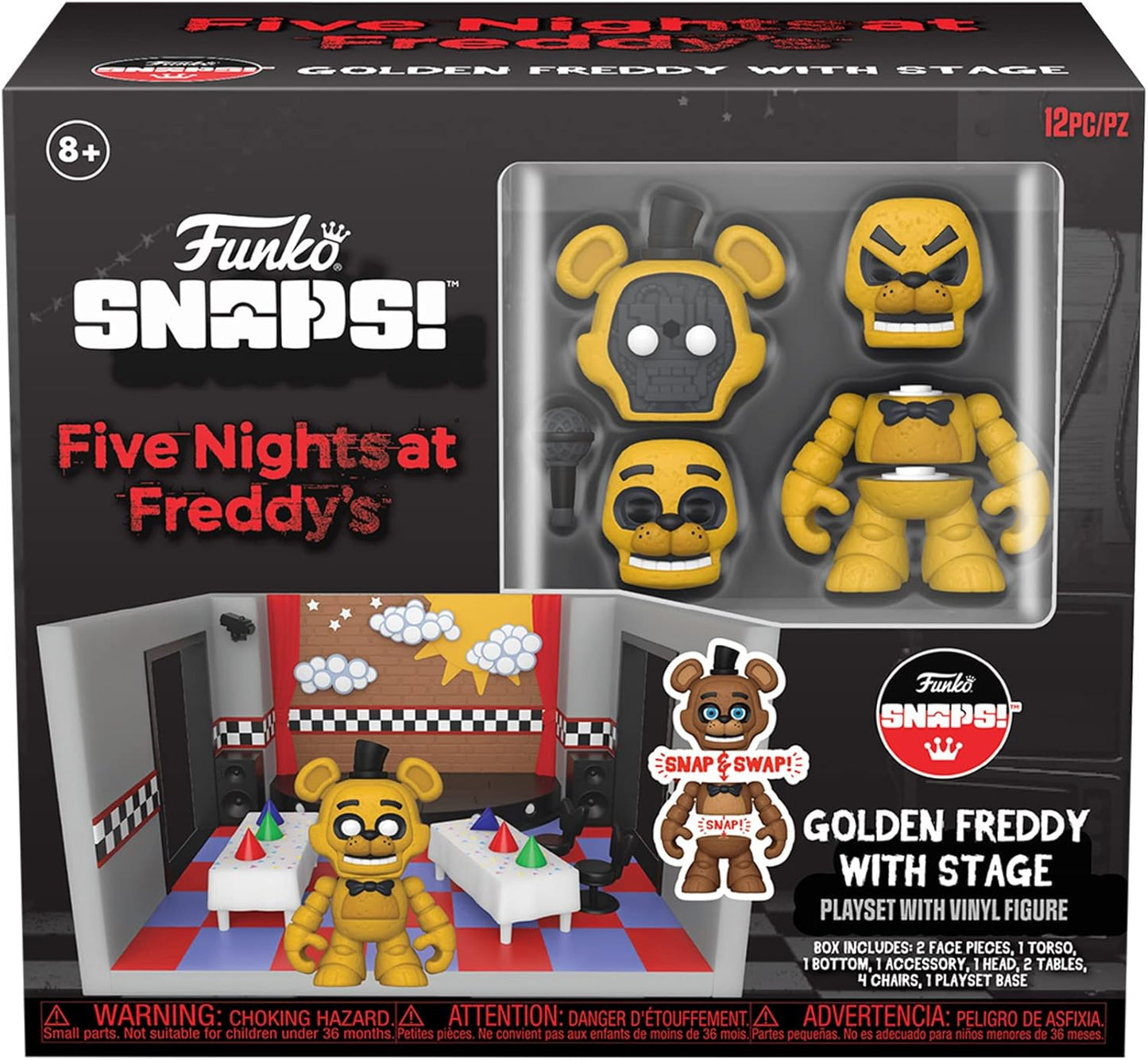 FU64923 Funko Snaps FNAF Golden Freddy w/Stage