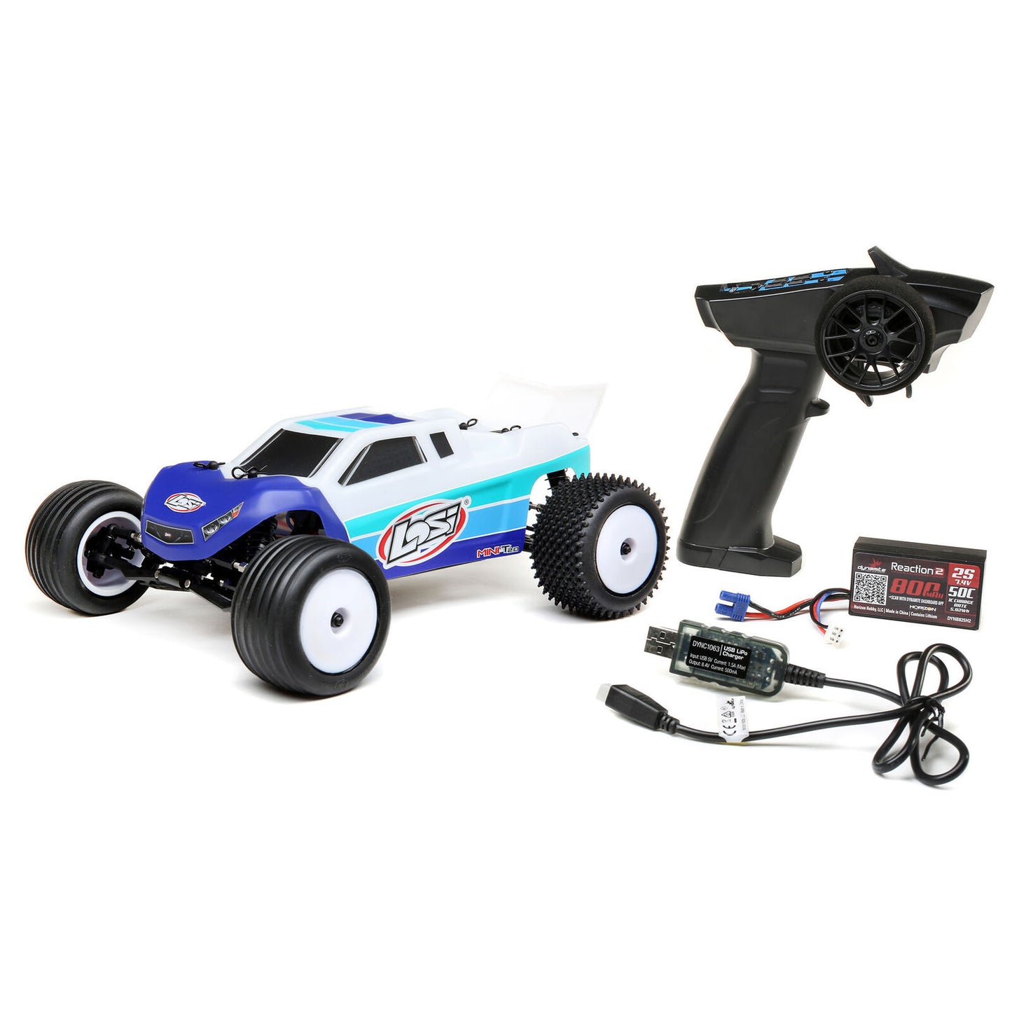 LOS01019 1/18 Mini-T 2.0 2WD Stadium Truck Brushless RTR