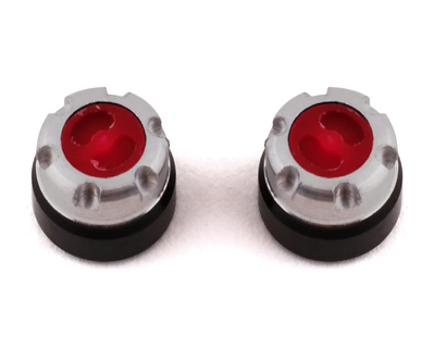 SSD00437 1/24 Scale Locking Hubs (Red) (2)