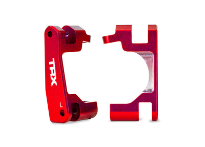 9063-RED Red Aluminum Caster Blocks (L&R)