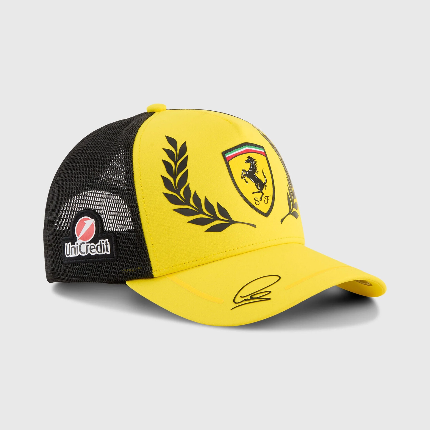 701239028 Scuderia Ferrari F1 2026 Lewis Hamilton Special Edition Silverstone GP Hat - Speed Yellow