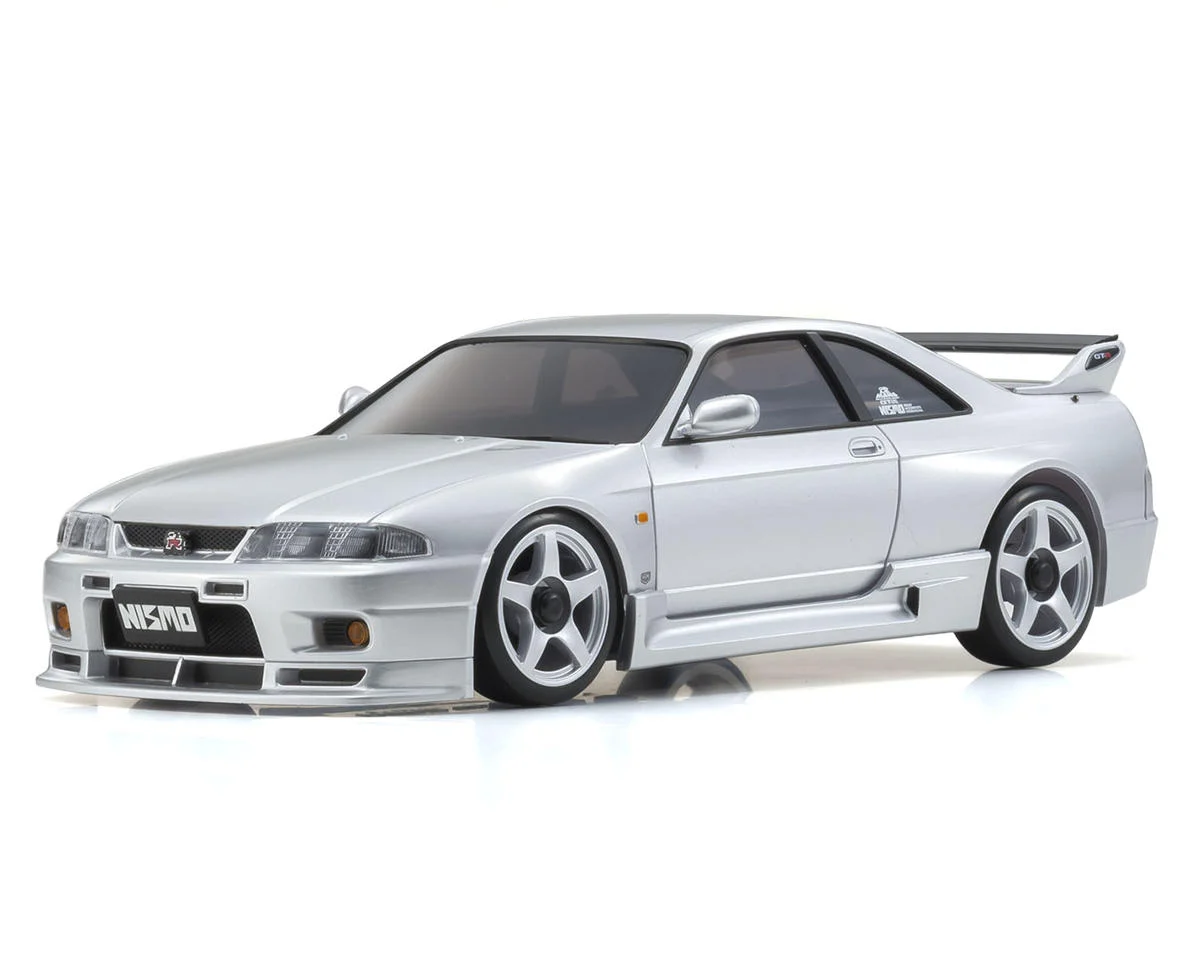KYO32659S Kyosho MA-020 AWD Mini-Z ReadySet w/Nissan Skyline GT-R R33 Nismo Body (Spark Silver)