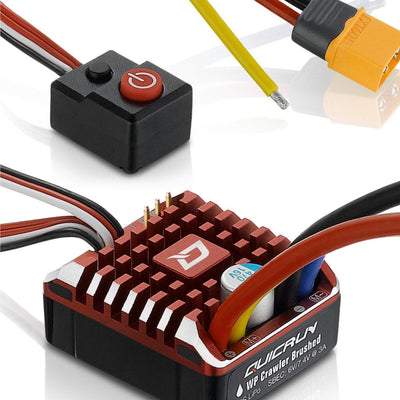 HWI30112750 Hobbywing QuicRun 1080 Waterproof Brushed 80A ESC w/ Program Card