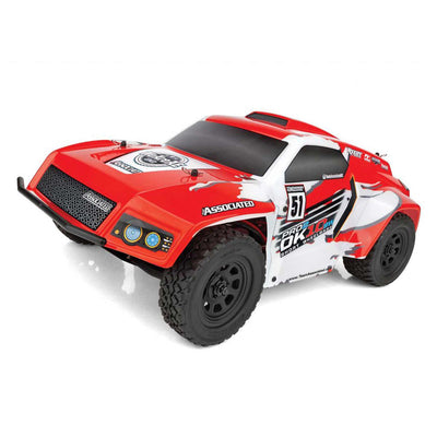 ASC90039 1/10 Pro2 DK10SW Dakar 2WD Buggy RTR, Red/White