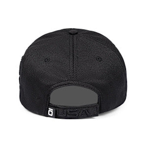 U900912443 Alfa Romeo Racing F1 Special Edition Black Flag USA GP Baseball Hat - Black