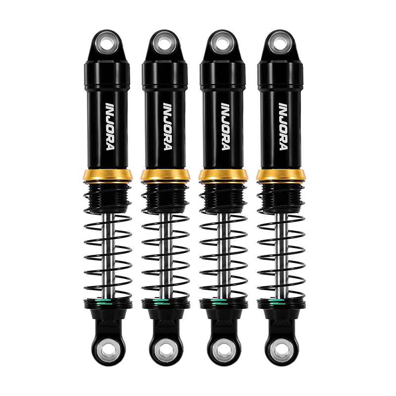 4M-122BK INJORA LS 59mm Aluminum Oil Shocks for 1/18 TRX4M - Black