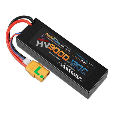 PH2S-9000MAH-120C-XT90 Powerhobby 2S 7.6V HV+ Graphene 9000MAh 120C Lipo Battery w XT90 Plug