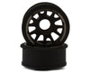 NX-USA-EVO-F+2 NEXX Racing Mini-Z RWD "JUD" EVO Front Threaded Side-Wall Carbon Fiber Rims (2mm Offset) (Black) (2)