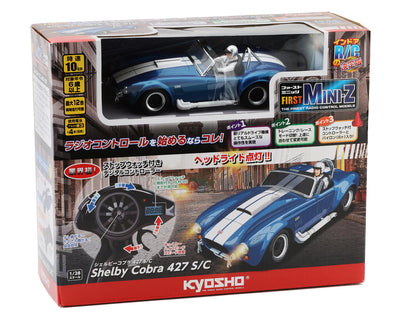 KYO66610A Kyosho First Mini-Z RWD ReadySet w/Shelby Cobra 427 Body (Blue)