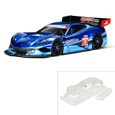 PRM155140 Corvette C7.R 1/8 Touring Car Body (Clear) (GT2) (Short Wheelbase)