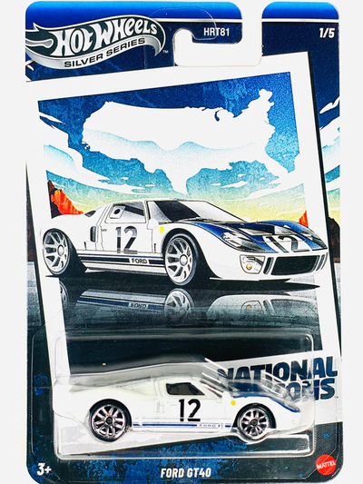 HWHRT81 Hot Wheels Silver Series Ford GT40