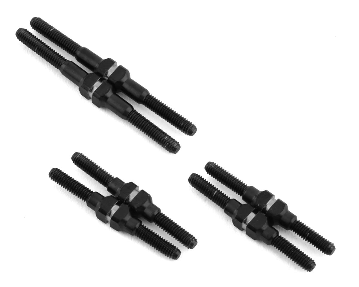 JCO2975 Mini-T 2.0/Mini-B Fin Titanium Turnbuckle Kit (Black) (6)
